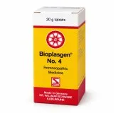Bioplasgen No. 4 20g homeopathic combination tablets by Dr. Willmar Schwabe on a pure white studio background