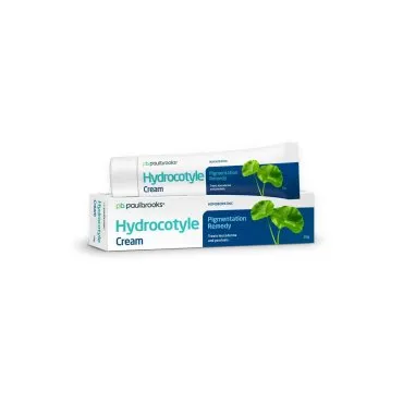 Hydrocotyle Cream for Pigmentation by Paul Brooks, product pack on a white background