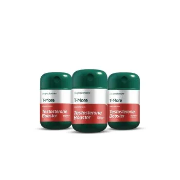 T-More Capsules - Buy 2 Get 1 Free by Paul Brooks, product pack on a white background