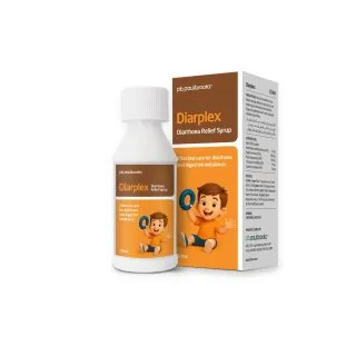 Diarplex Syrup by Paul Brooks, product pack on a white background