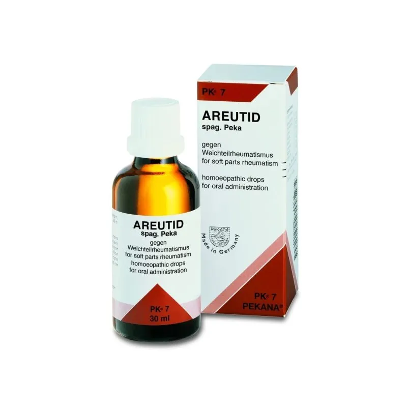 Pekana PK 07 AREUTID Drops, 30 ml homeopathic drops, original product packaging