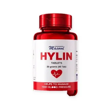 Hylin Tablets by Dr. Masood, original product packaging on a white background