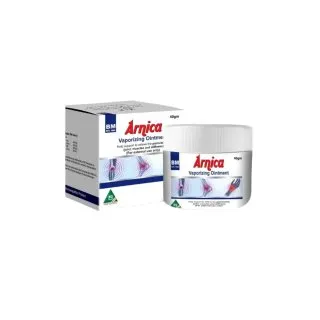 BM Arnica Ointment topical preparation on a pure white background