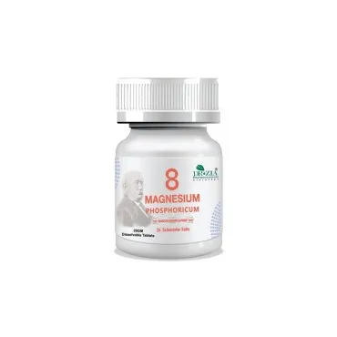 Magnesium Phosphoricum by Dr Zia Pharma, product pack centered on a white background
