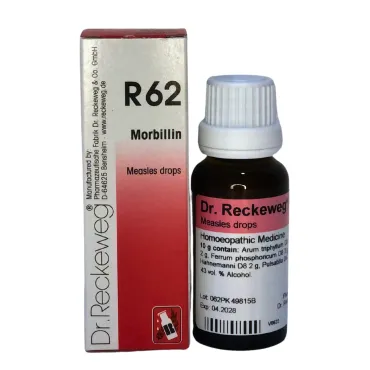 R62 Measles Drops by Dr. Reckeweg, 22ml pack
