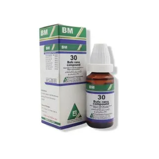 BM 30 Drops homeopathic drops on a pure white background