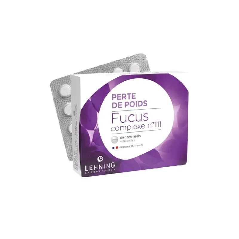 L-111 Fucus Complex 60 tablets Tablets by Lehning Laboratories, product package on white background
