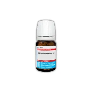 Natrium Phosphoricum Tablets 20g 20g homeopathic tablets bottle or pack on white background