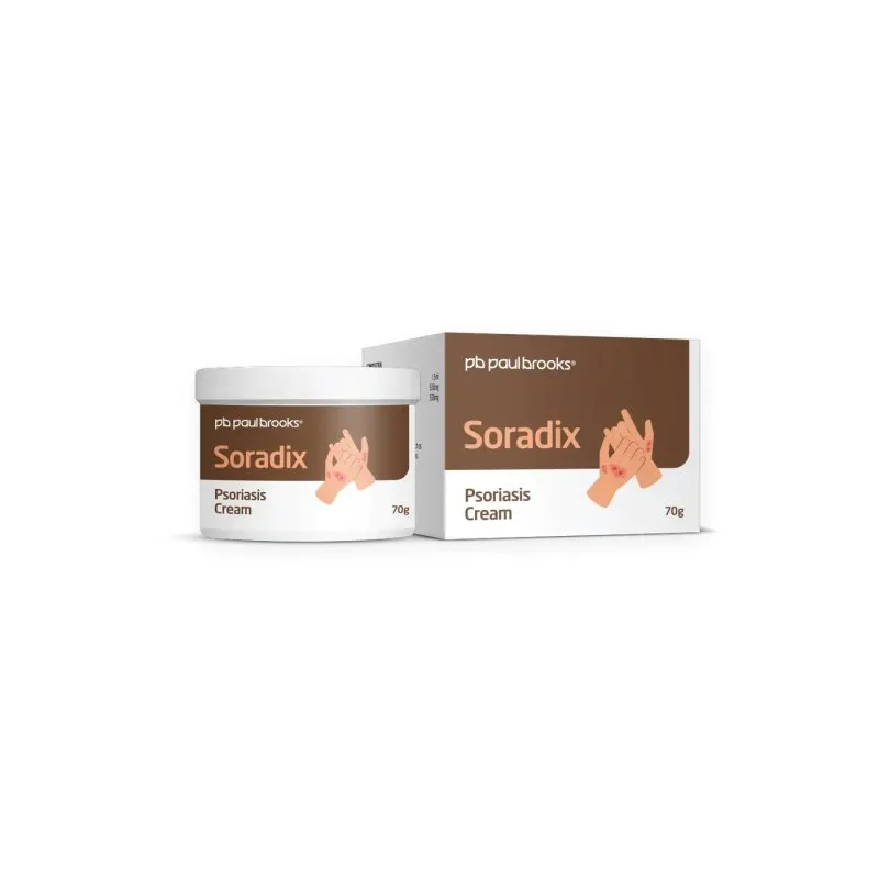 Soradix Cream by Paul Brooks, product pack on a white background