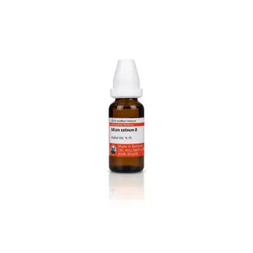 Allium Sativum - Allium Sativa 10ml homeopathic dilutions and mother tincture bottle or pack on white background
