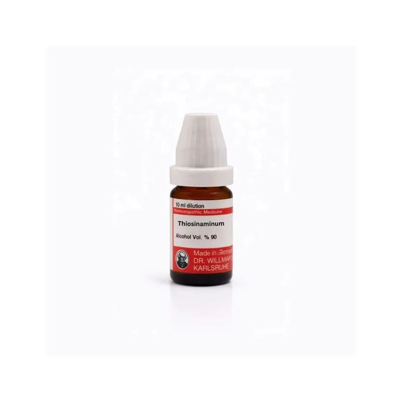 Thiosinaminum mixed pack formats homeopathic dilutions and tablets bottle or pack on white background