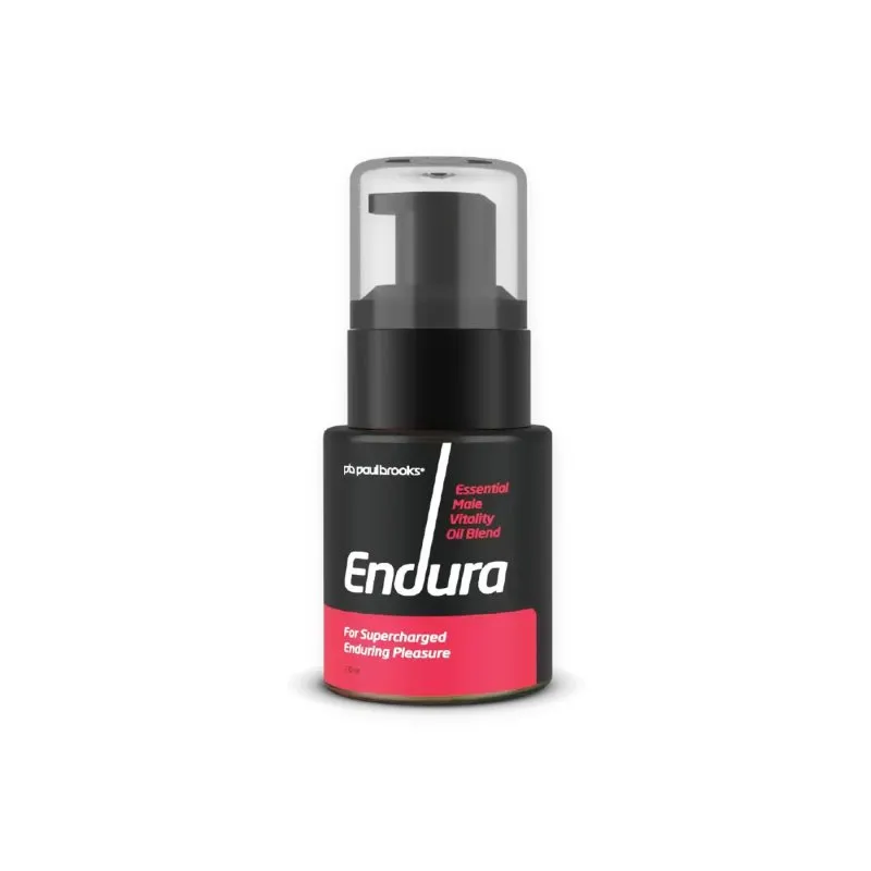 Endura Oil by Paul Brooks, product pack on a white background