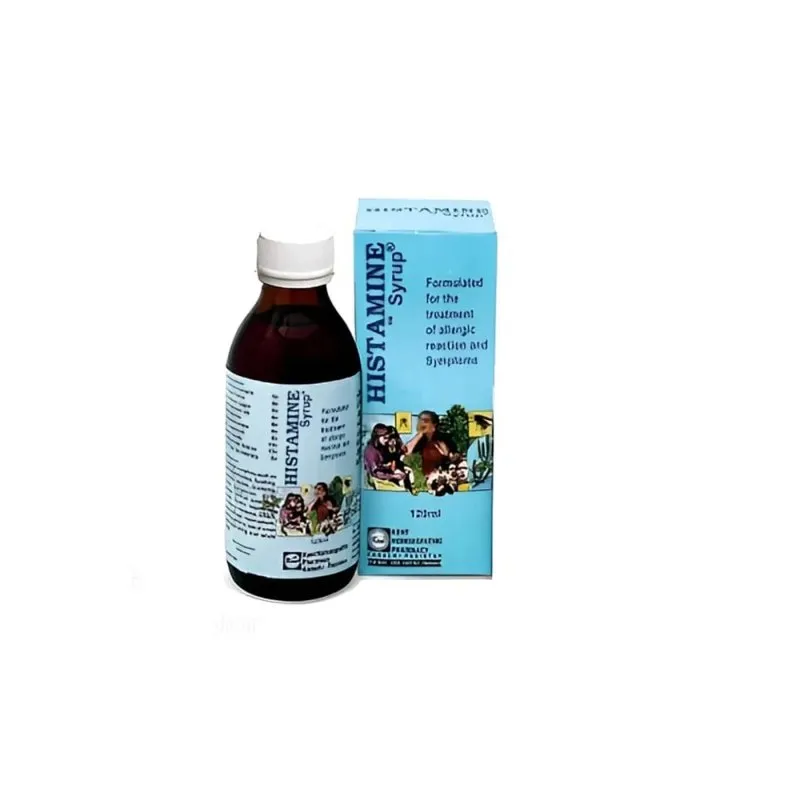 Histamine Syrup (Sugar-Free) product packaging