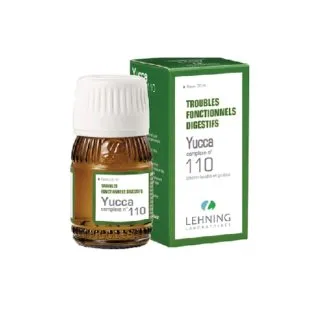 L-110 Yucca Complex 30 ml Drops by Lehning Laboratories, product package on white background