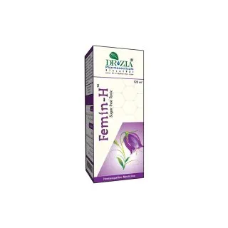 Femin-H by Dr Zia Pharma, product pack centered on a white background