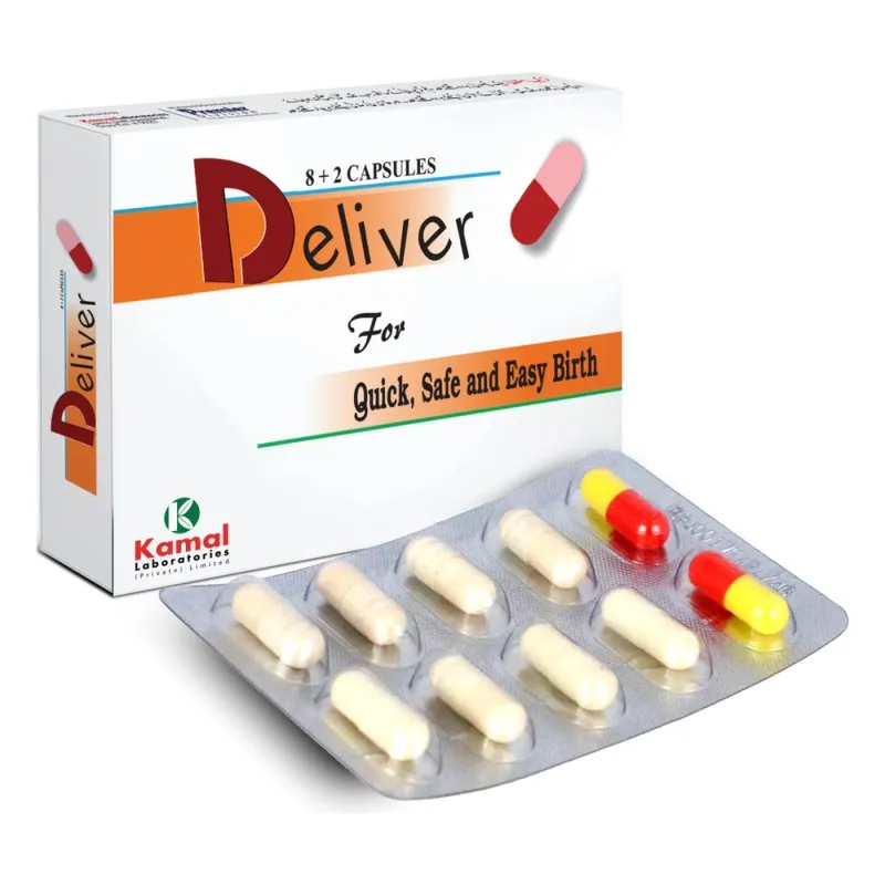 DELIVER (CAPSULES) 10 capsules, Kamal Laboratories product pack on a white background