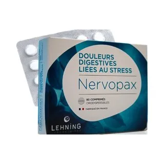 Nervopax 80 tablets Tablets by Lehning Laboratories, product package on white background