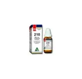 BM 210 Drops homeopathic drops on a pure white background