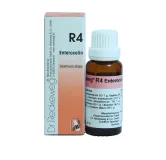 R4 Enterocolin 22ml homeopathic drops by Dr. Reckeweg, bottle and carton
