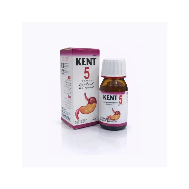 Kent 5 Drops product packaging