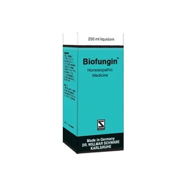 Biofungin Tonic 250ml by Dr. Willmar Schwabe, product packaging on a white background