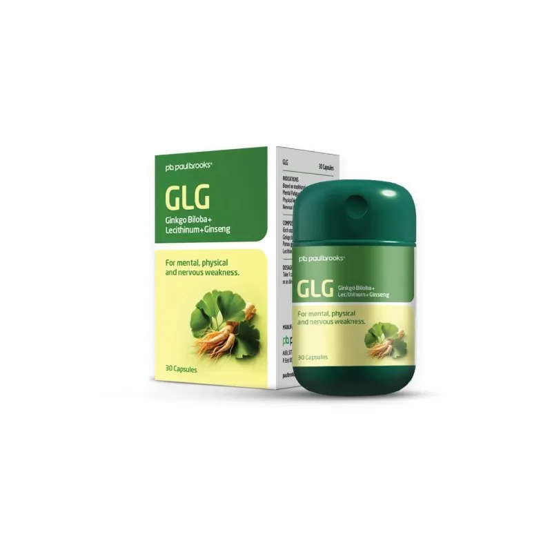 GLG Capsule by Paul Brooks, product pack on a white background