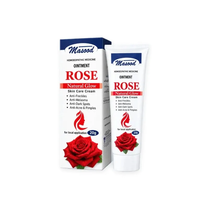 Rose Ointment 20 g by Dr. Masood, original packaging on a white background
