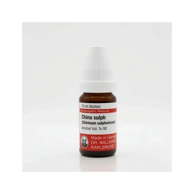 China Sulph mixed pack formats homeopathic dilutions and tablets bottle or pack on white background
