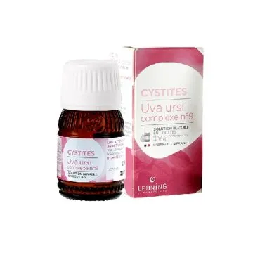 L-9 Uva Ursi Complex 30 ml Drops by Lehning Laboratories, product package on white background