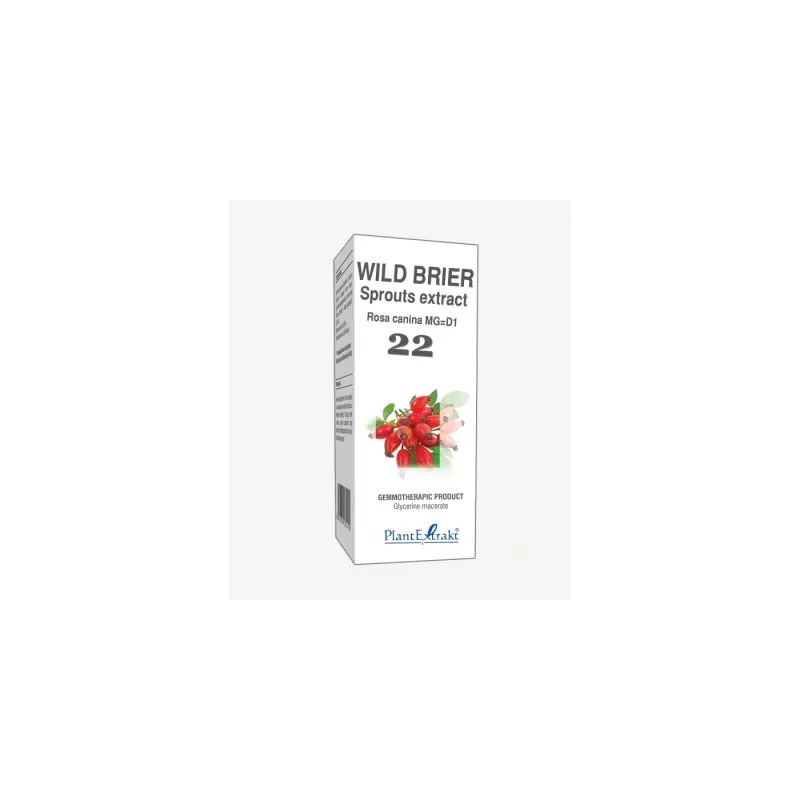 Wild Brier Sprouts Extract product packaging on a white background