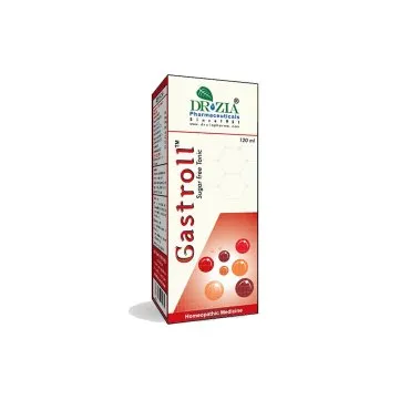 Gastroll by Dr Zia Pharma, product pack centered on a white background