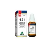 BM 121 Drops homeopathic drops on a pure white background