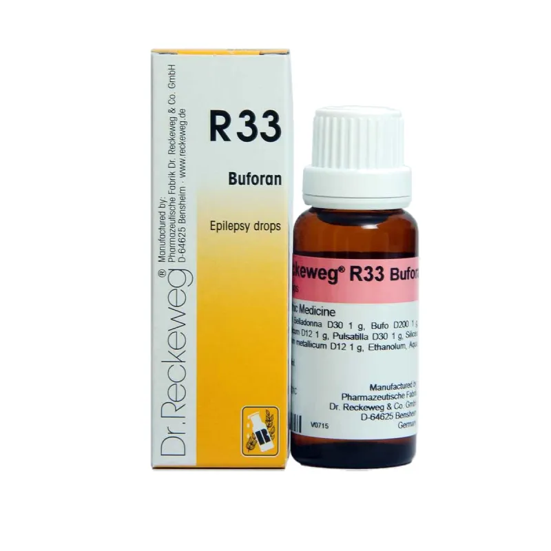 R33 Epilepsy Drops by Dr. Reckeweg, 22ml pack