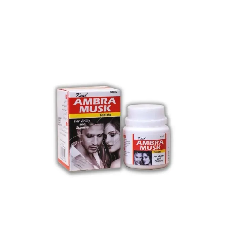 Kent Ambra Musk Tablets product packaging