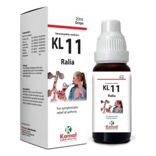 KL 11 (RALIA) 20 ml, Kamal Laboratories product pack on a white background