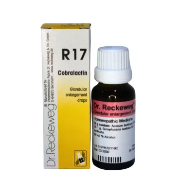 R17 Glandular Enlargement drops by Dr. Reckeweg, 22ml pack