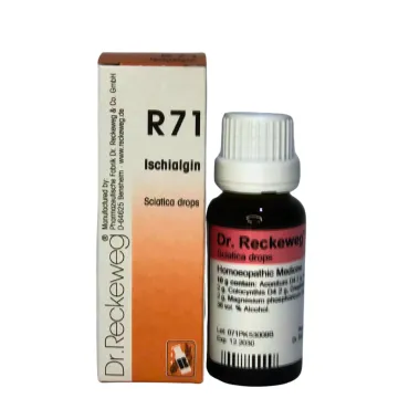 R71 Sciatica Drops by Dr. Reckeweg, 22ml pack