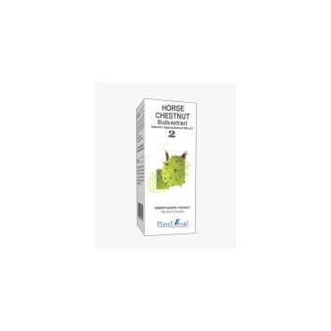 Horse Chestnut Buds Extract product packaging on a white background