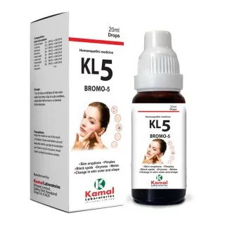 KL 5 (BROMO-5) 20 ml, Kamal Laboratories product pack on a white background