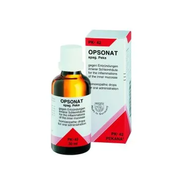 Pekana PK 42 OPSONAT Drops, 30 ml homeopathic drops, original product packaging