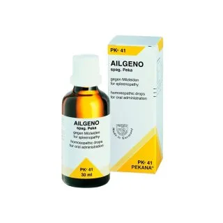 Pekana PK 41 AILGENO Drops, 30 ml homeopathic drops, original product packaging