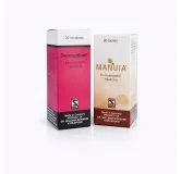 Dr. Willmar Schwabe Damiaplant drops and Manuia tablets combination set on white background
