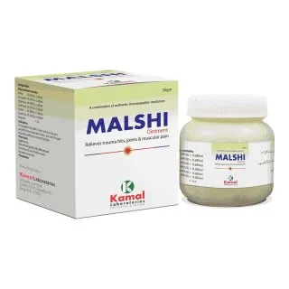 MALSHI (OINTMENT) 30 g, Kamal Laboratories product pack on a white background