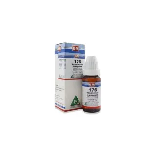 BM 176 Drops homeopathic drops by BM Homoeopathic Pharmaceuticals on a pure white background