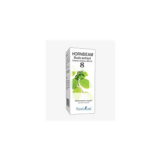 Hornbeam Buds Extract product packaging on a white background
