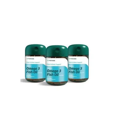 Omega 3 Fish Oil - Buy 2 Get 1 Free by Paul Brooks, product pack on a white background