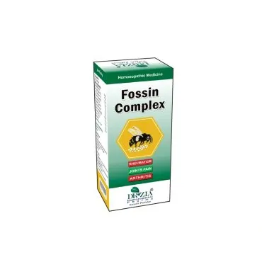 Fossin Complex by Dr Zia Pharma, product pack centered on a white background