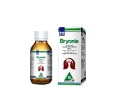 BM Bryonia Cough Syrup homeopathic syrup on a pure white background