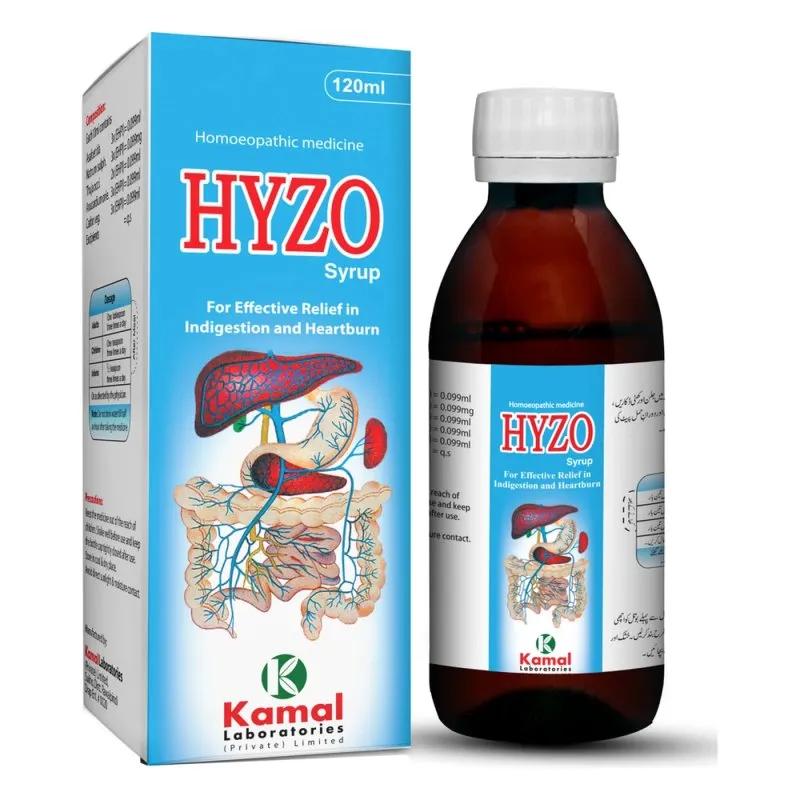 Hyzo (Syrup), Kamal Laboratories product pack on a white background