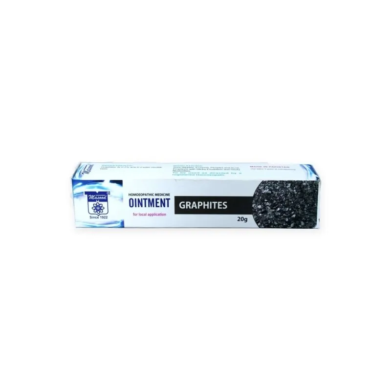 Graphites Ointment 20 g by Dr. Masood, original packaging on a white background